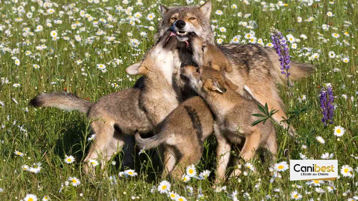 Des chiots très rares viennent de naitre.