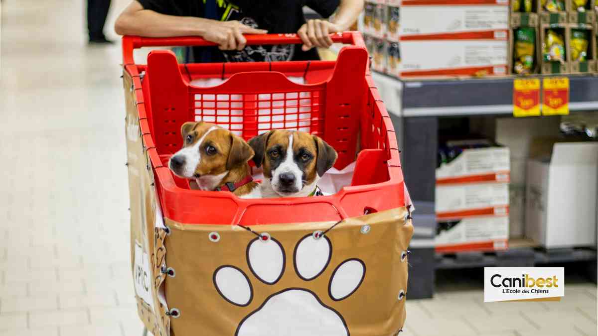 Des niches high-tech pour garder votre chien durant votre shopping.