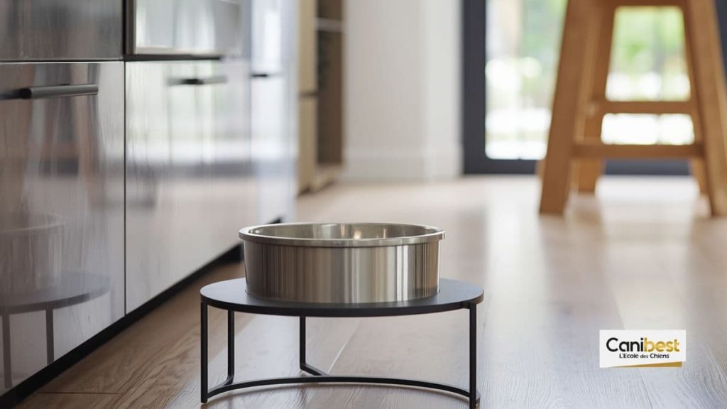 Gamelle chien avec socle