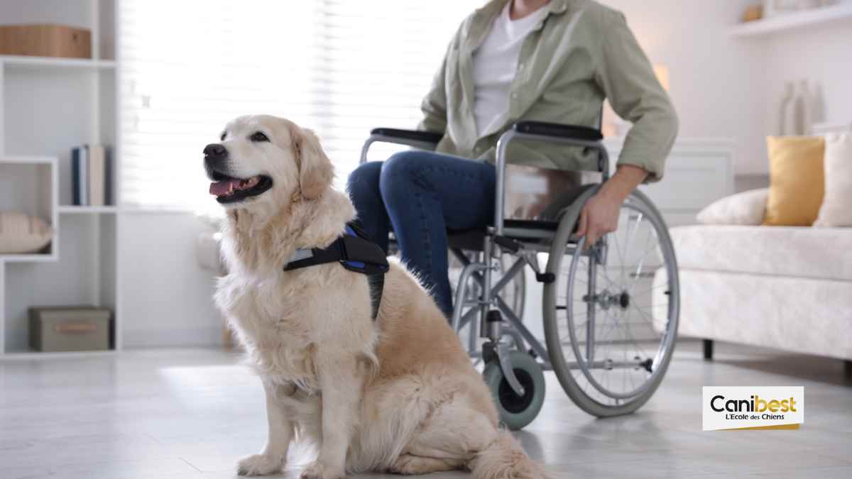 Les chiens d’assistance aux personnes handicapées créateurs de bonheur.