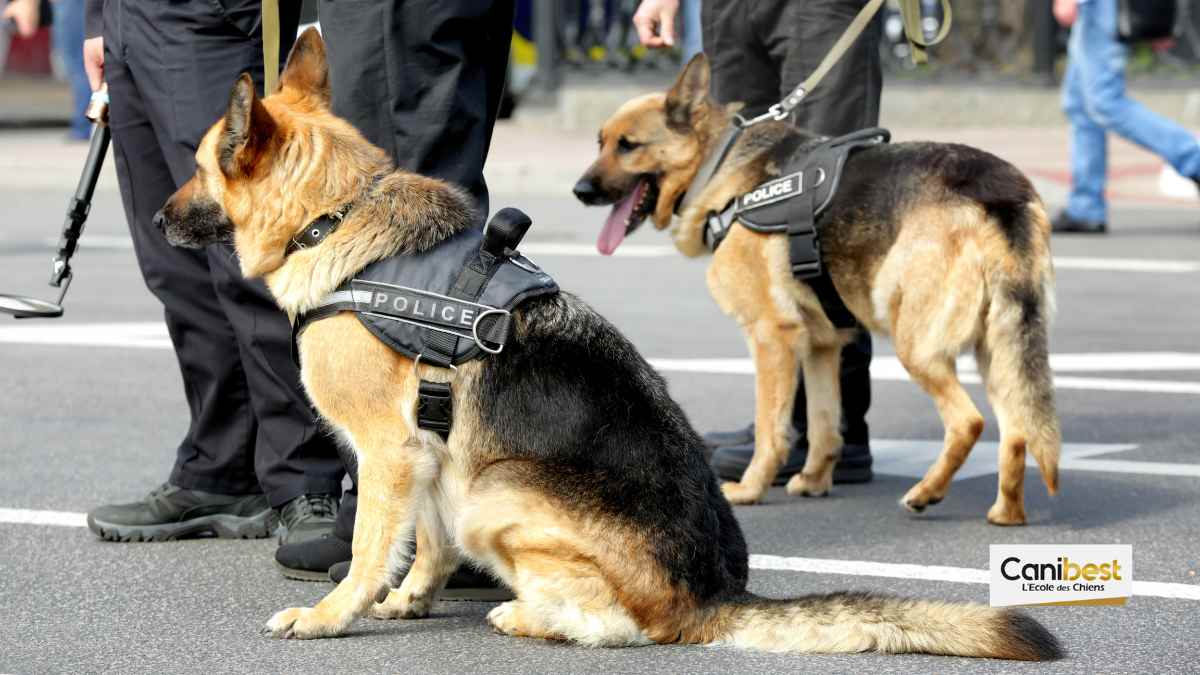 Les chiens policiers du RAID
