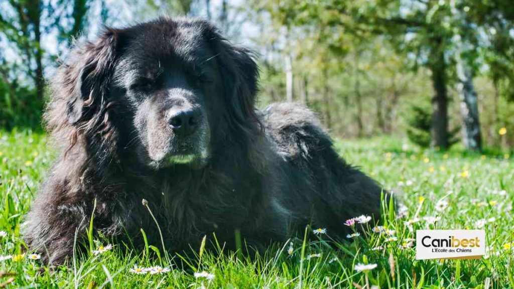 Terre-neuve race de chien et chiot
