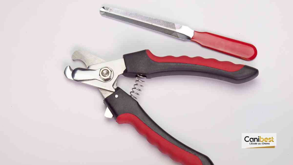 Ustensile pour couper les griffes d'un chien